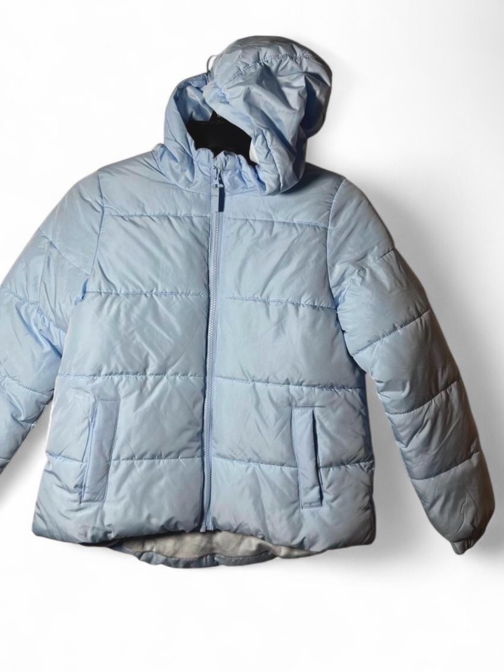 SwissTech Kids Light Blue Puffer Jacket Size L (10-12)
